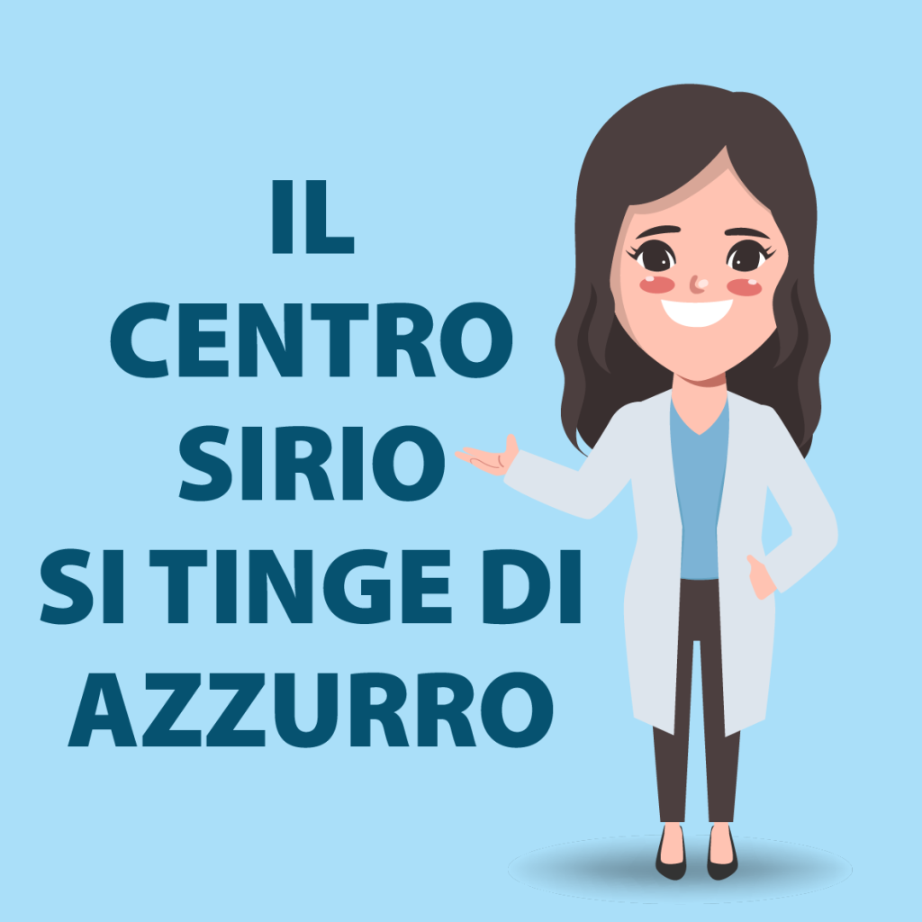 Il Centro Sirio si tinge di Azzurro